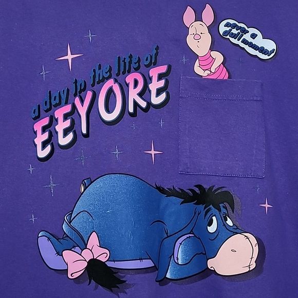 Vintage POOH Eeyore and Piglet T Shirt Size Large - Picture 3 of 5